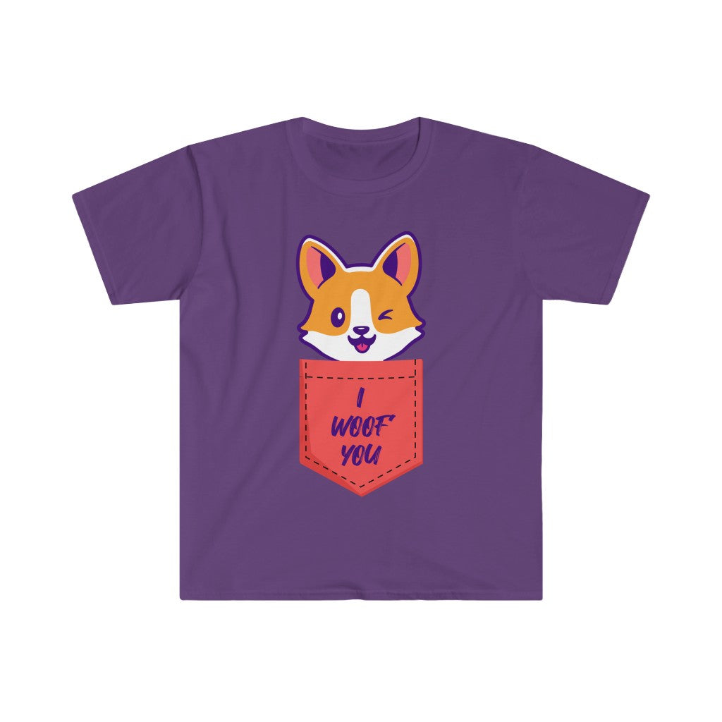I Woof You-T-Shirt for Men - Canadian Fox
