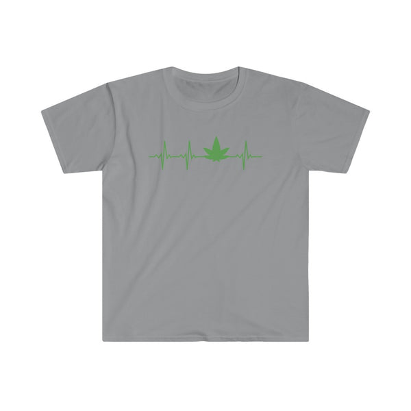 Weed Heartbeat-T-Shirt for Men - Canadian Fox
