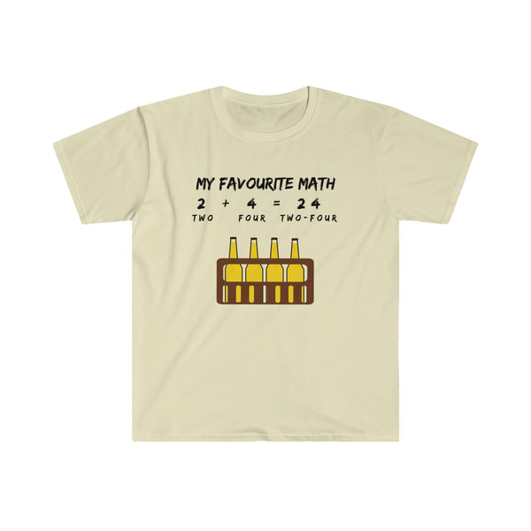 Two + Four = Two-Four-T-Shirt for Men - Canadian Fox