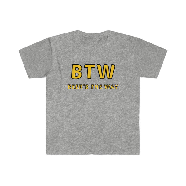 BTW : Beer's The Way-T-Shirt for Men - Canadian Fox