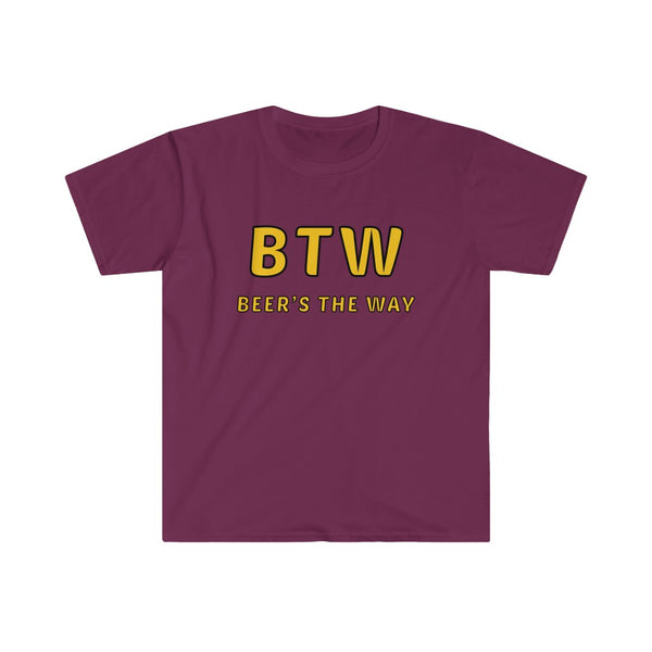 BTW : Beer's The Way-T-Shirt for Men - Canadian Fox
