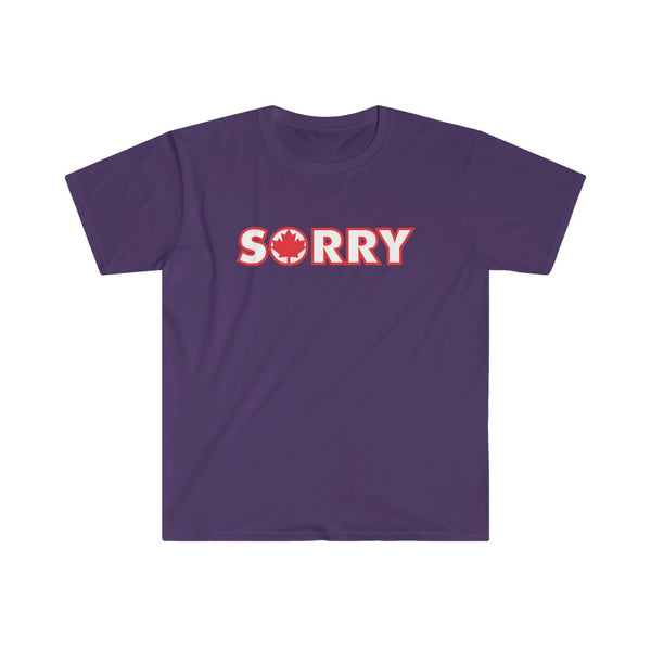 Sorry-T-Shirt for Men - Canadian Fox