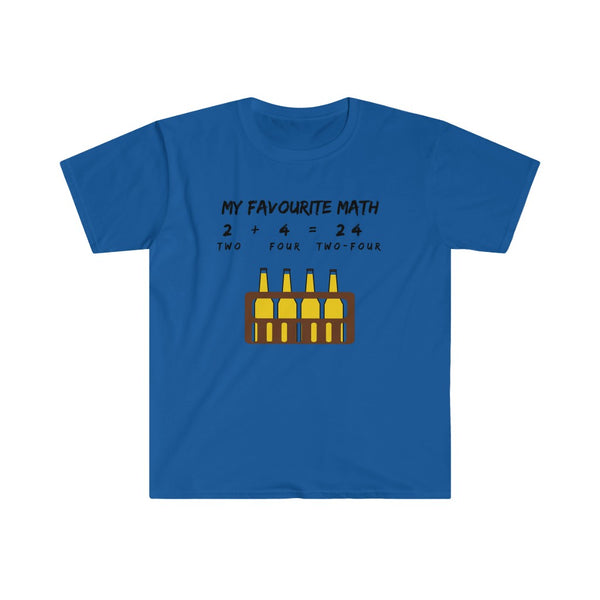 Two + Four = Two-Four-T-Shirt for Men - Canadian Fox