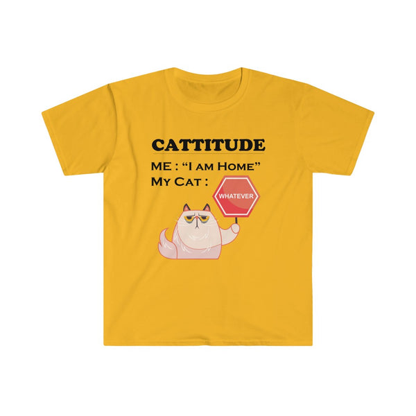 Cattitude-T-Shirt for Men - Canadian Fox