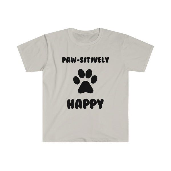 Paw-sitively Happy-T-Shirt for Men - Canadian Fox