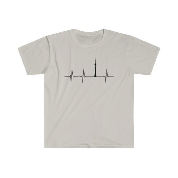CN Tower Heartbeat-T-Shirt for Men - Canadian Fox
