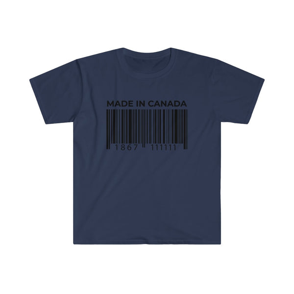 Canadian Barcode-T-Shirt for Men - Canadian Fox