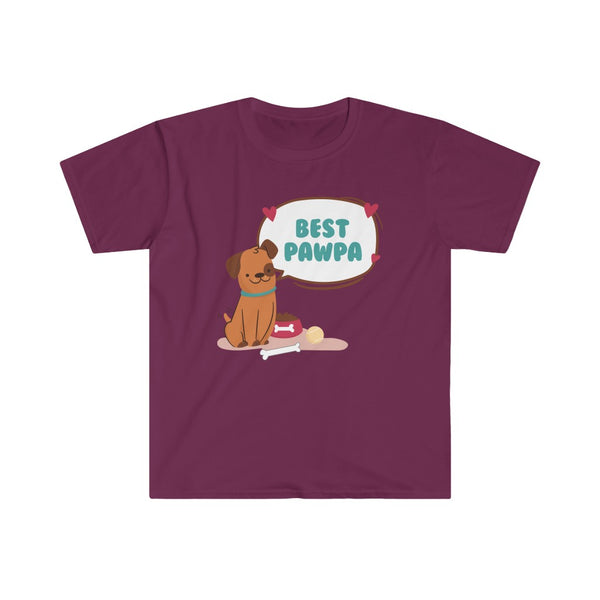 Best Pawpa - Dog-T-Shirt for Men - Canadian Fox