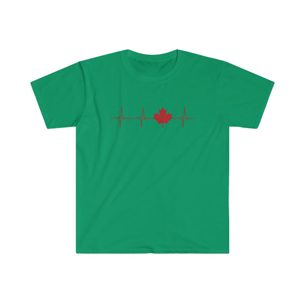 Canadian Heartbeat-T-Shirt for Men - Canadian Fox