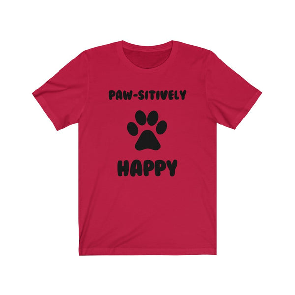 Paw-sitively Happy-T-Shirt for Women - Canadian Fox