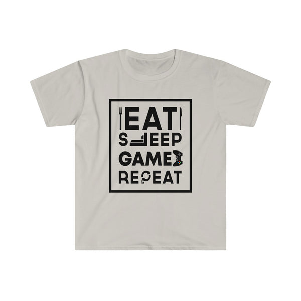 Eat, Sleep, Game, Repeat-T-Shirt for Men - Canadian Fox