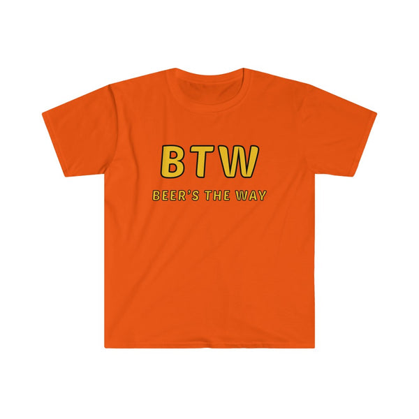 BTW : Beer's The Way-T-Shirt for Men - Canadian Fox