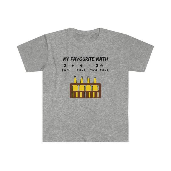 Two + Four = Two-Four-T-Shirt for Men - Canadian Fox