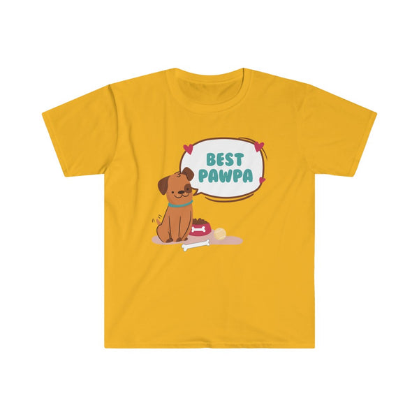 Best Pawpa - Dog-T-Shirt for Men - Canadian Fox