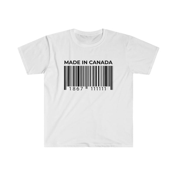 Canadian Barcode-T-Shirt for Men - Canadian Fox