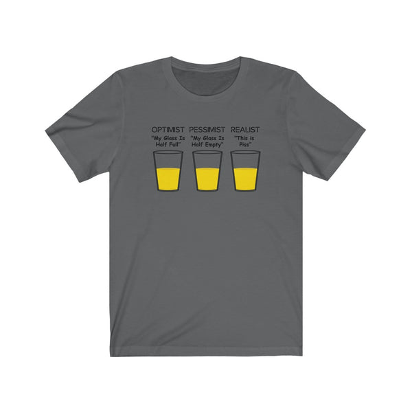 Optimist, Pessimist, Realist-T-Shirt for Women - Canadian Fox