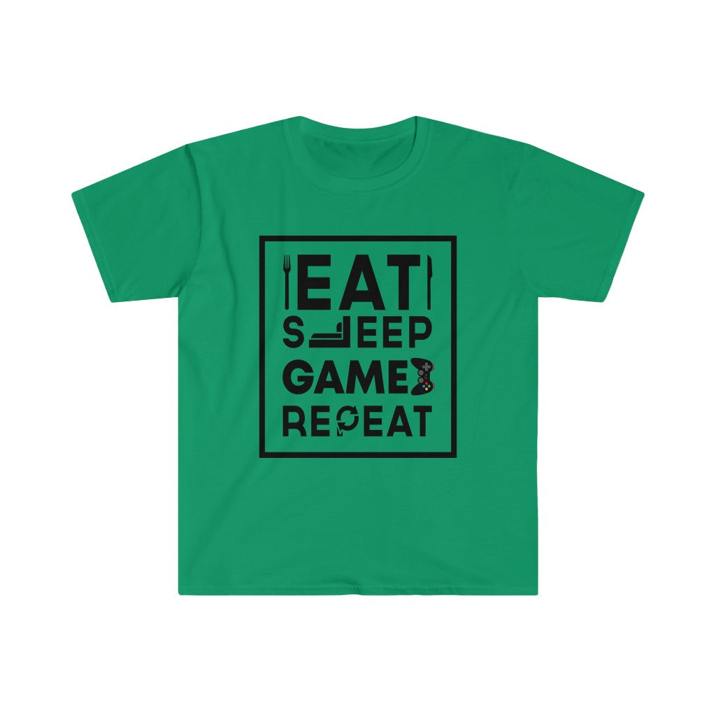 Eat, Sleep, Game, Repeat-T-Shirt for Men - Canadian Fox