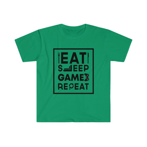 Eat, Sleep, Game, Repeat-T-Shirt for Men - Canadian Fox