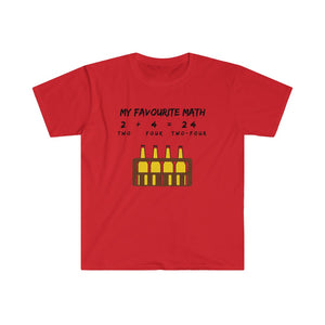 Two + Four = Two-Four-T-Shirt for Men - Canadian Fox