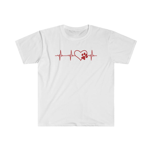 Paws Heartbeat-T-Shirt for Men - Canadian Fox