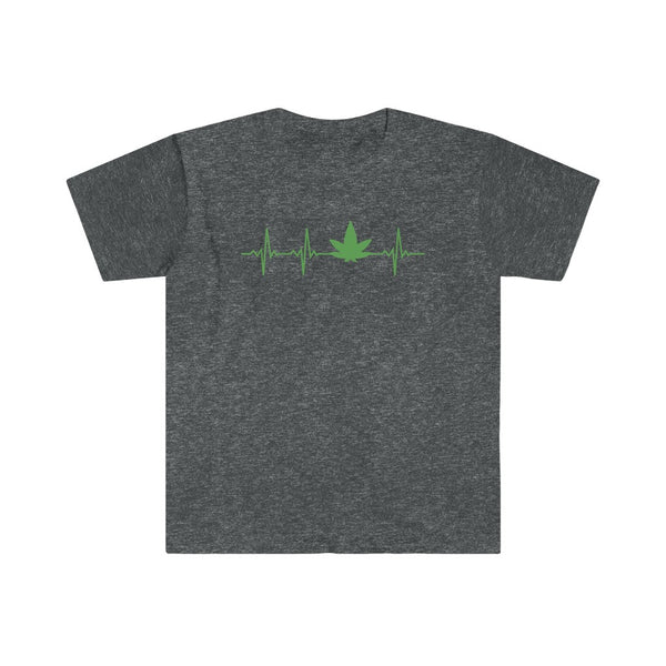 Weed Heartbeat-T-Shirt for Men - Canadian Fox