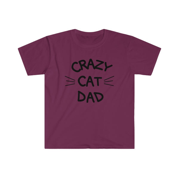 Crazy Cat Dad-T-Shirt for Men - Canadian Fox