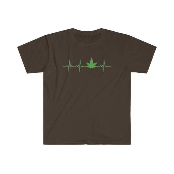 Weed Heartbeat-T-Shirt for Men - Canadian Fox