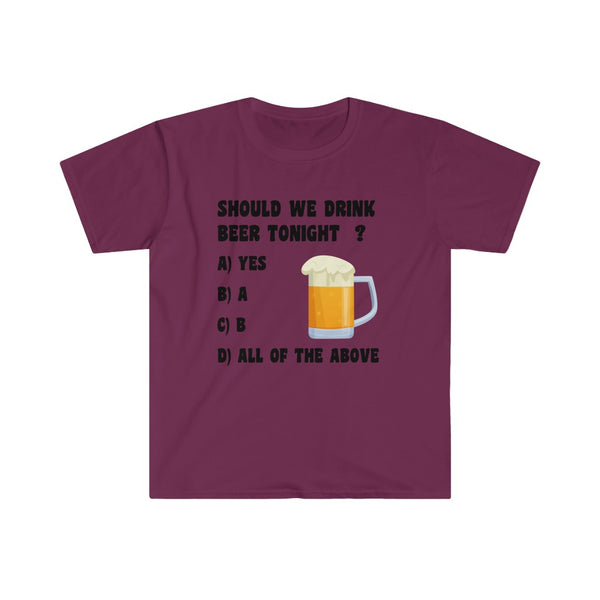 Beer Tonight ?-T-Shirt for Men - Canadian Fox