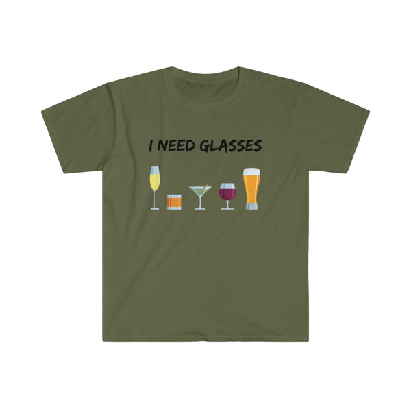 I Need Glasses-T-Shirt for Men - Canadian Fox