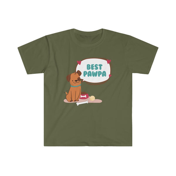 Best Pawpa - Dog-T-Shirt for Men - Canadian Fox