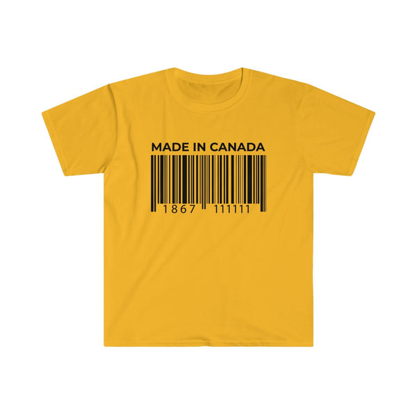 Canadian Barcode-T-Shirt for Men - Canadian Fox