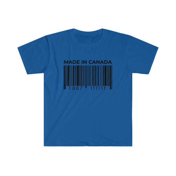 Canadian Barcode-T-Shirt for Men - Canadian Fox