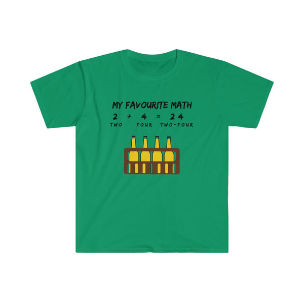 Two + Four = Two-Four-T-Shirt for Men - Canadian Fox