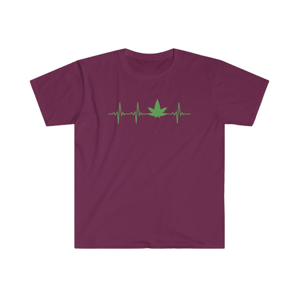 Weed Heartbeat-T-Shirt for Men - Canadian Fox