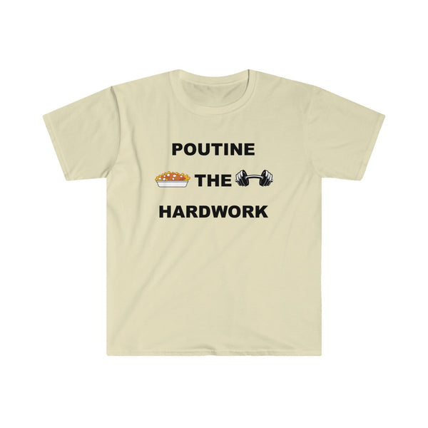 Poutine The Hardwork-T-Shirt for Men - Canadian Fox