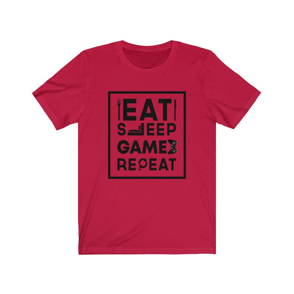 Eat, Sleep, Game, Repeat-T-Shirt for Women - Canadian Fox