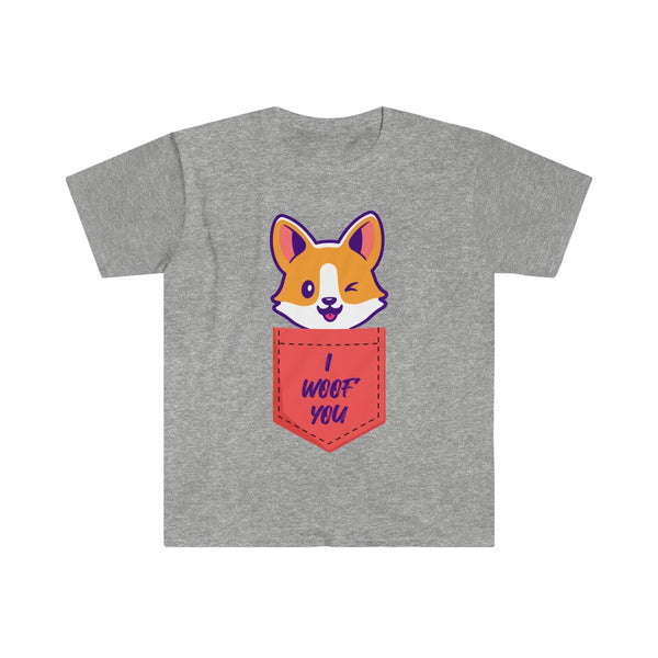 I Woof You-T-Shirt for Men - Canadian Fox