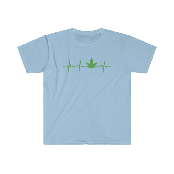 Weed Heartbeat-T-Shirt for Men - Canadian Fox