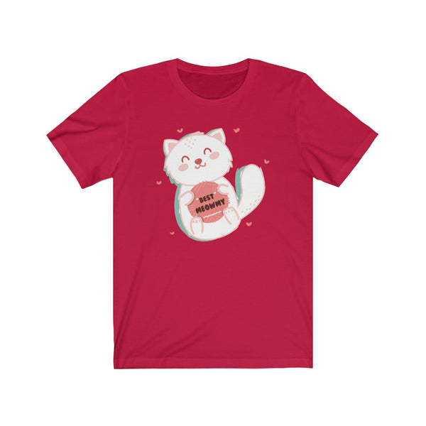 Best Meowmy - Cat-T-Shirt for Women - Canadian Fox