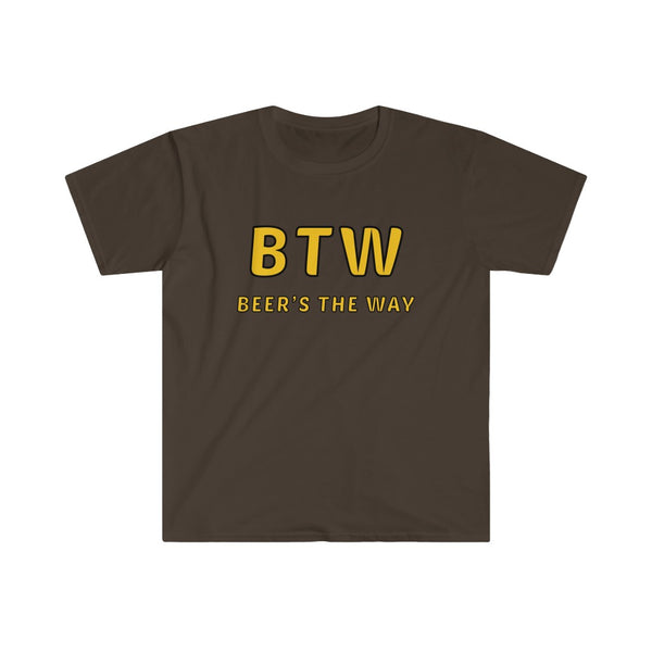 BTW : Beer's The Way-T-Shirt for Men - Canadian Fox