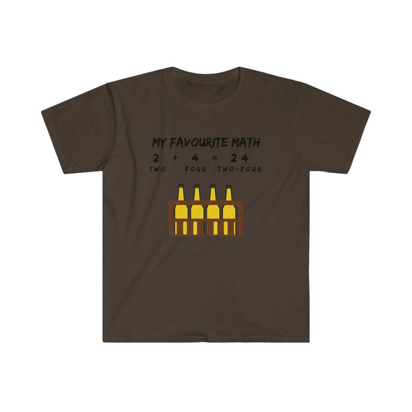 Two + Four = Two-Four-T-Shirt for Men - Canadian Fox