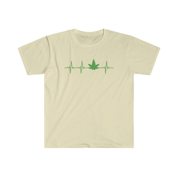 Weed Heartbeat-T-Shirt for Men - Canadian Fox