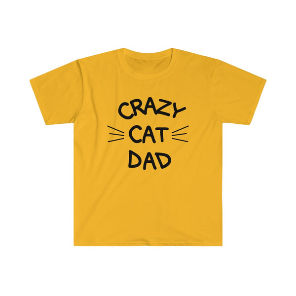 Crazy Cat Dad-T-Shirt for Men - Canadian Fox