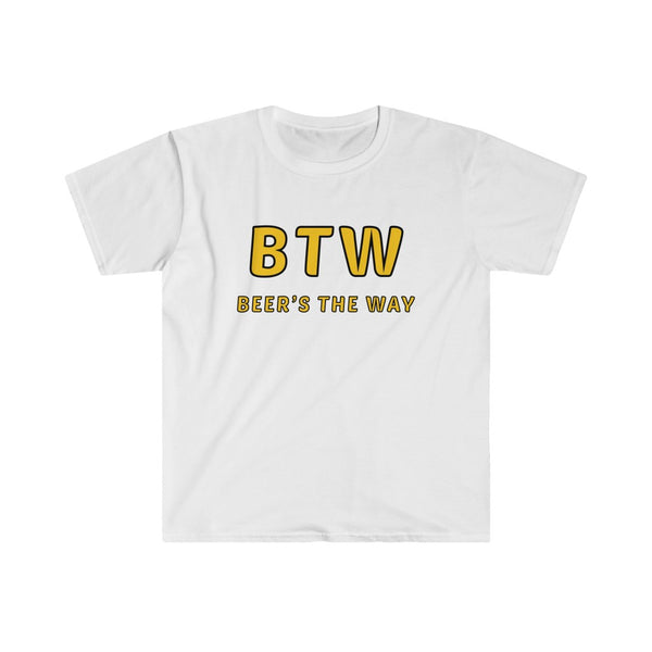 BTW : Beer's The Way-T-Shirt for Men - Canadian Fox