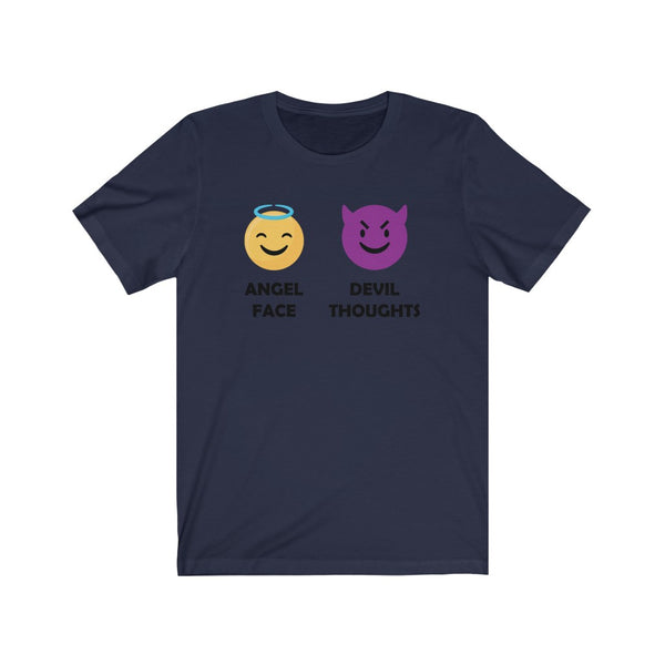Angel Face, Devil Thoughts-T-Shirt for Women - Canadian Fox