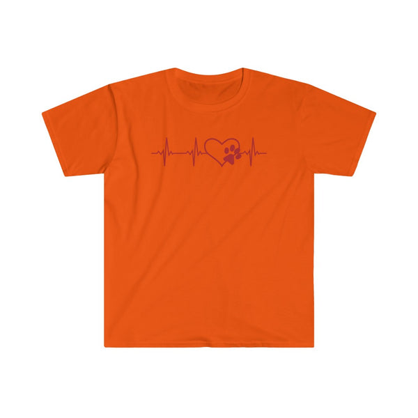 Paws Heartbeat-T-Shirt for Men - Canadian Fox