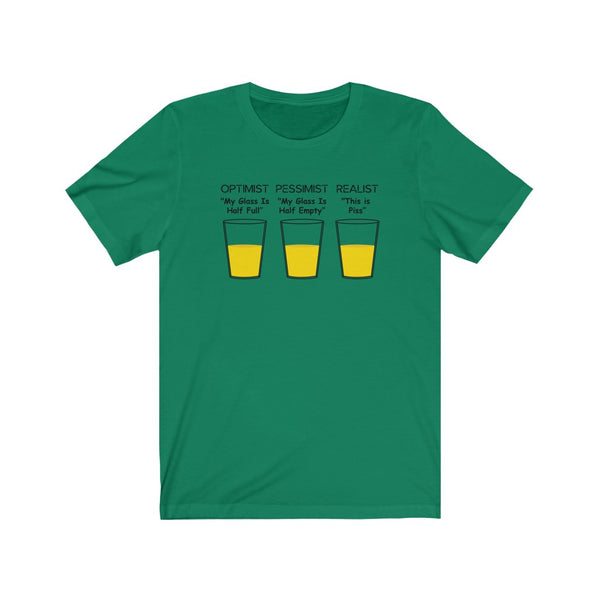 Optimist, Pessimist, Realist-T-Shirt for Women - Canadian Fox