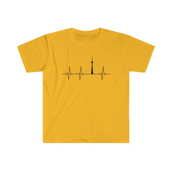 CN Tower Heartbeat-T-Shirt for Men - Canadian Fox