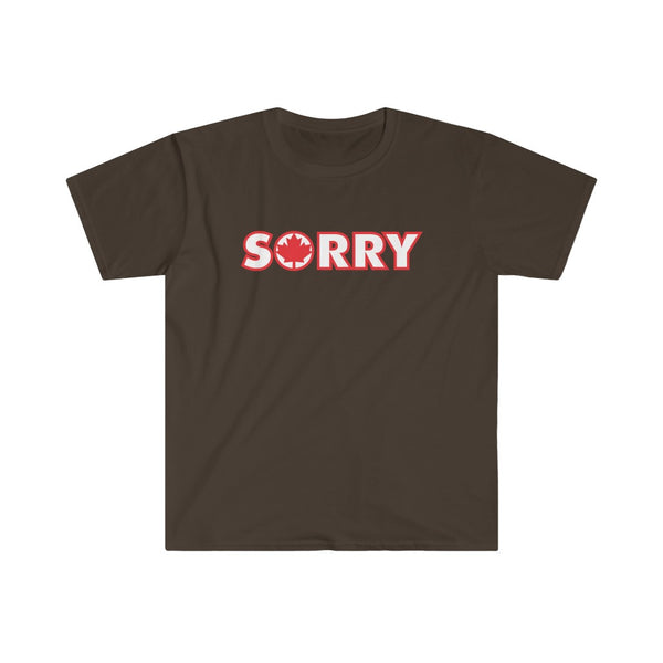 Sorry-T-Shirt for Men - Canadian Fox