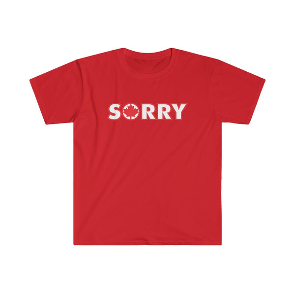 Sorry-T-Shirt for Men - Canadian Fox